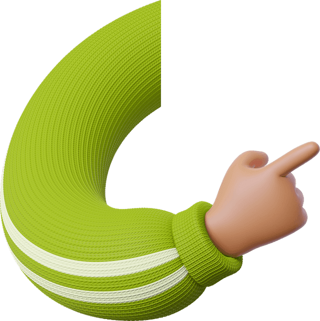 Hand pointing