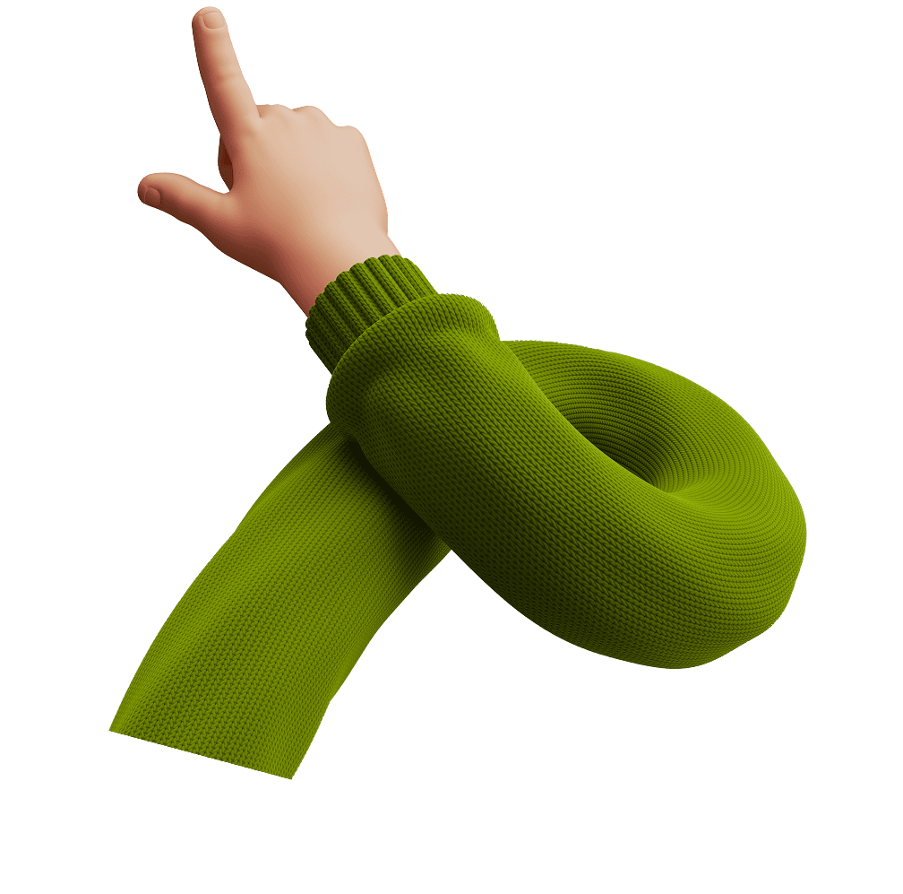 Pointing hand